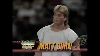 Mountie vs Matt Burn   Prime Time April 13th, 1992
