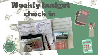 Euro budget check in | budgeting | euros | cash envelopes | dave ramsey | sinking funds method