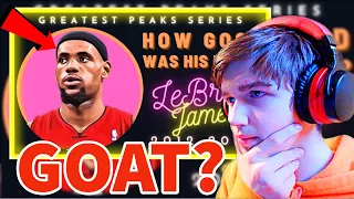 Teenager Reacts to LeBron James | Greatest Peaks (Thinking Basketball)