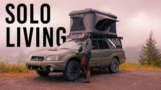 Solo Living in a Subaru Baja