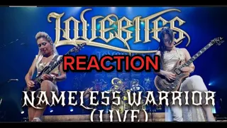 LOVEBITES / Nameless Warrior [Official Live Video taken from "Knockin' At Heaven's Gate"] REACTION