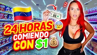 COMIENDO con 1 DÓLAR por 1 DÍA en VENEZUELA!!🇻🇪😰 | Jenny Devil 😈