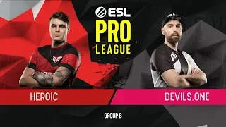 CS:GO - Heroic vs. devils.one [Nuke] Map 3 - Group B - ESL Pro League Season 9 Europe