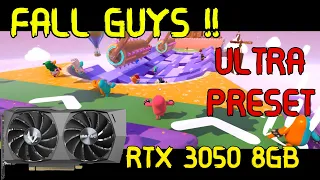FALL GUYS: Ultimate Knockout Gameplay on RTX 3050 8gb + Ryzen 5 3600 Ultra Graphics Preset