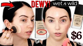 NEW Wet n Wild Photofocus DEWY Foundation {First Impression Review + Wear Test}