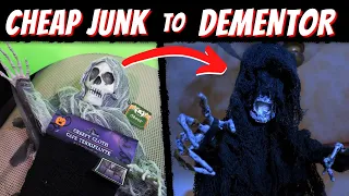 How To Make A DEMENTOR - Upgrade Dollar Tree Decorations - DIY Halloween Props Tutorial | Dark Nook