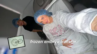 Our First Frozen Embryo Transfer 🐣 IVF Journey