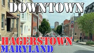 Hagerstown - Maryland - 4K Downtown Drive