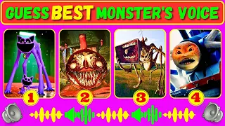 💥 NEW Guess Monster Voice! CatNap, Choo Choo Charles, MegaHorn, Spider Thomas Coffin Dance