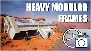 Gorgeous Factory Timelapse Heavy Modular Frames | Satisfactory Game
