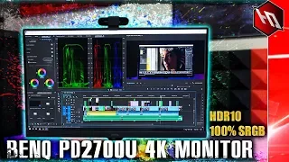 BEST 4K MONITOR FOR EDITORS?!?! (BenQ PD2700U Review)