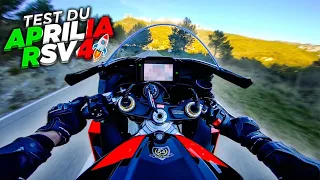 TEST DE LA APRILIA RSV4 🤯🚀 UNE DINGUERIE DE 217CV