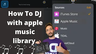 How To DJ with apple music library | Djay Pro Apple Music Tutorial