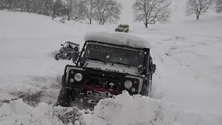 Land Rover Defender 90 3.9 V8 - Extreme Snow OFF ROAD