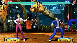 King vs Shingo Yabuki (Hardest AI) - KOF XV (PS5 4K 60FPS)