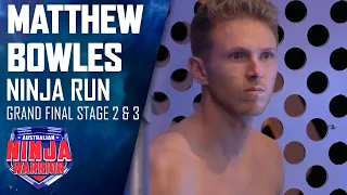 Matthew Bowles 'impressive' run in the Grand Finals Stage 2 | Australian Ninja Warrior 2020