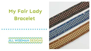 Free Project: My Fair Lady Bracelet (Right-Angle Weave)