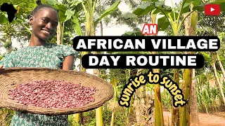 An African Village Day Routine / Sunrise to Sunset #africa #africanvillage #africangirl