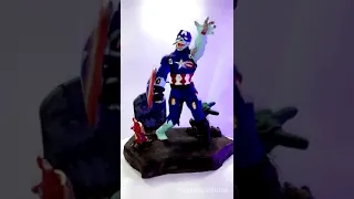 Sculpture #captainamerica  Zombie What if...? /Timelapse #Short