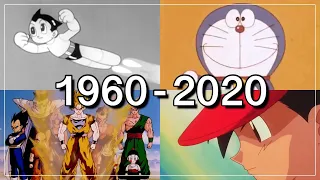 The Evolution of Anime Series (1960 - 2020) | History of Anime through Openings