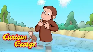 George rescues a little fish 🐵 Curious George 🐵 Kids Cartoon 🐵 Kids Movies