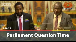 Parliament Question Time | North Fly MP Questions PM James Marape