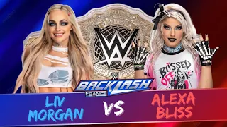 WWE 2K24: LIV MORGAN VS ALEXA BLISS [WOMEN'S WORLD CHAMPIONSHIP] [BACKLASH FRANCE '24]