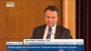 Rede von Hans-Peter Friedrich am 23.04.2013