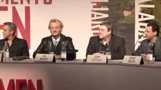 The Monuments Men - Press Conference with George Clooney, Matt Damon, Bill Murray. Part 2 of 3