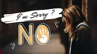 STOP saying ' I'M SORRY ' - Alternative ways to apologize- Apologize the CORRECT way!
