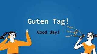 German vocabulary practice for beginners A1.1 - Lesson 1.1 - Guten Tag! (Good day!)