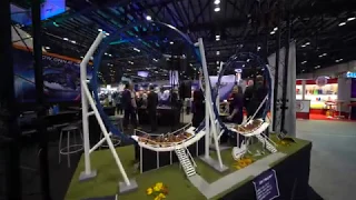Skyline Attractions Booth with Models and Demos at IAAPA 2019