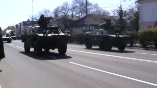 9 мая. Парад. Военная техника. Белогорск. Амурская область.