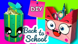 DIY ДЛЯ ШКОЛЫ И РАБОЧЕГО СТОЛА ИЗ МУСОРА~Back to School 2020 | DIY FOR SCHOOL AND DESKTOP FROM WASTE