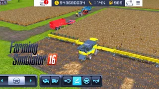 Fs 16,How to Crazy Wheat Cutting In Fs 16, Farming Simulator 16 Gameplay @GAMER YT 55