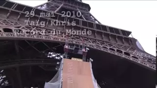 Taig Khris Saut Tour Eiffel Officiel Record