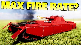 I Made a Tank with the Highest Fire Rate, But at What Cost? - Sprocket Gameplay