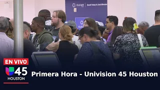 🔴 EN VIVO | Primera Hora | Alto flujo de viajeros en aeropuertos de Houston por el Día de los Caídos