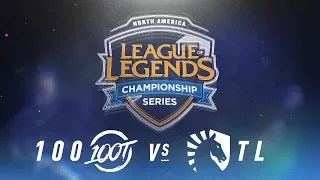 100 vs. TL - Week 2 Day 1 | NA LCS Spring Split | 100 Thieves vs. Team Liquid (2018)