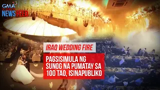Iraq wedding fire – Pagsisimula ng sunog na pumatay sa 100 tao,... | GMA Integrated Newsfeed