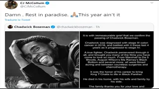 NBA Players React to Death Of Chadwick Boseman #R.I.P