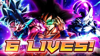 THE 6 LIVES TEAM IS UNBEATABLE! THIS VARIANT IS STRONGER THAN EVER! | Dragon Ball Legends