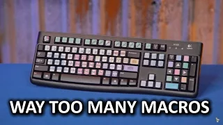 DIY 87-Key Macro Keyboard - Because he has too many keyboard shortcuts!