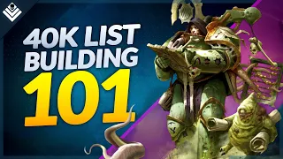 How To Make a Warhammer 40k Army List in 10th Edition || Ultimate Beginners Guide