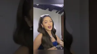 ANDREA BRILLANTES In BLUE DRESS #blythe #filipinoactress #highlights #shortsviral