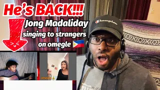 🇵🇭 Jong Madaliday - singing to strangers on omegle | she did not expect that 😅😂 | REACTION!!!