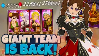 The Giant Team Is Finally Back and SUPER Hard to Kill! | 7DS Grand Cross