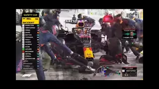 2021 F1 Abudhabi GP VERSTAPPEN'S last pitstop and Fuming Hamilton