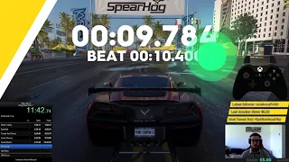 The Crew 2 Drag Race Speedrun 21:30.57