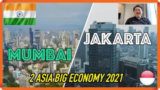 FOREIGNER REACT to : MUMBAI INDIA & JAKARTA INDONESIA, 2 Big ASIA's ECONOMY 2021 !!!